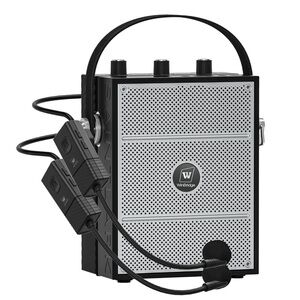 Wireless Bluetooth Amplifier - Black and Silver